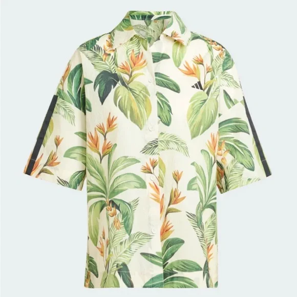 New $90 Adidas x Farm Rio Premium Women’s polo - Picture 4 of 9